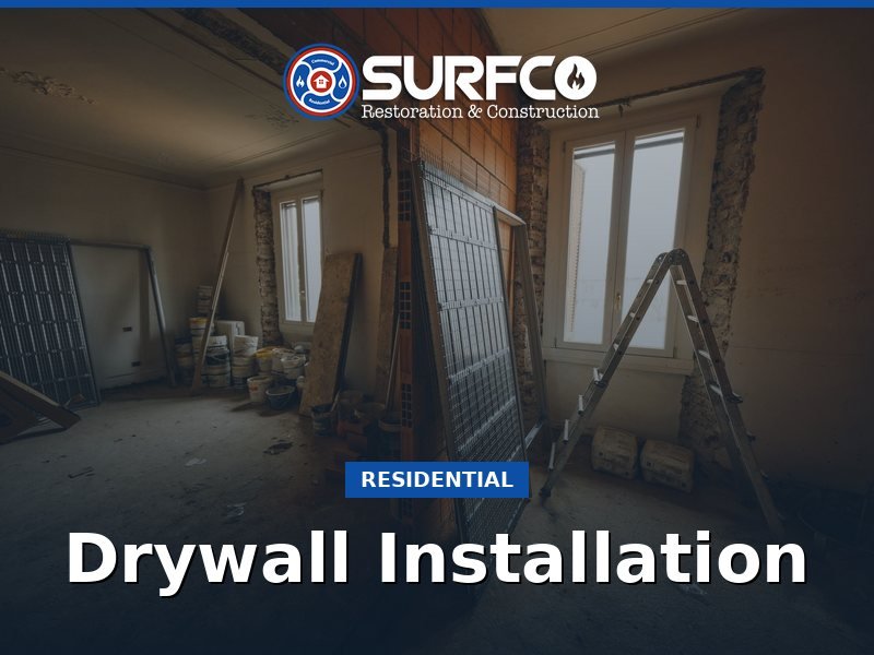 Drywall Installation in Northwest Arkansas by Surfco