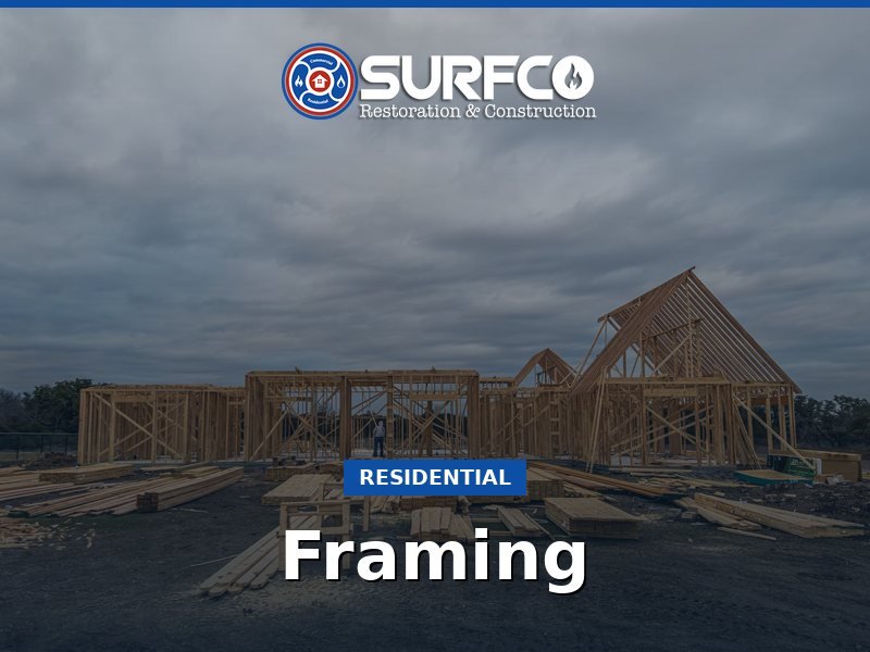 Framing in Northwest Arkansas by Surfco